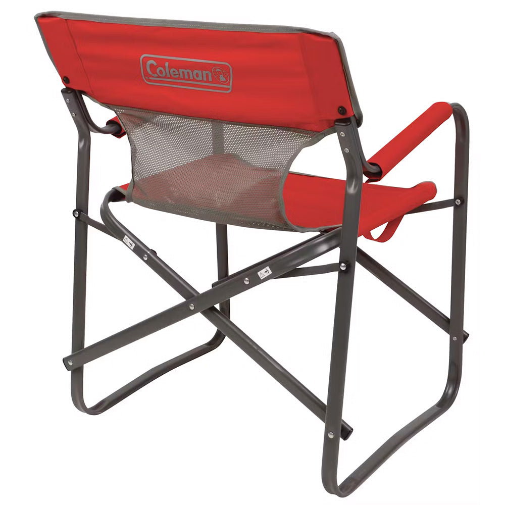 Coleman Outpost Breeze Deck Chair - Red