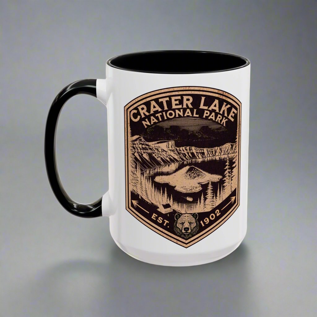 Crater Lake Shield Accent Mug