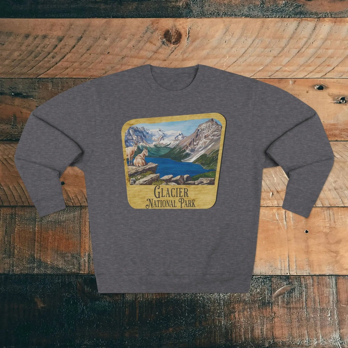 Glacier National Park Unisex Crewneck Sweatshirt Sign