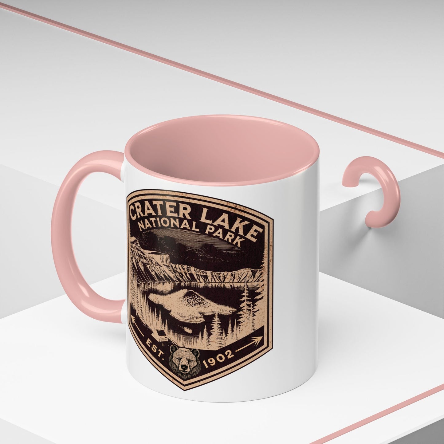 Crater Lake Shield Accent Mug