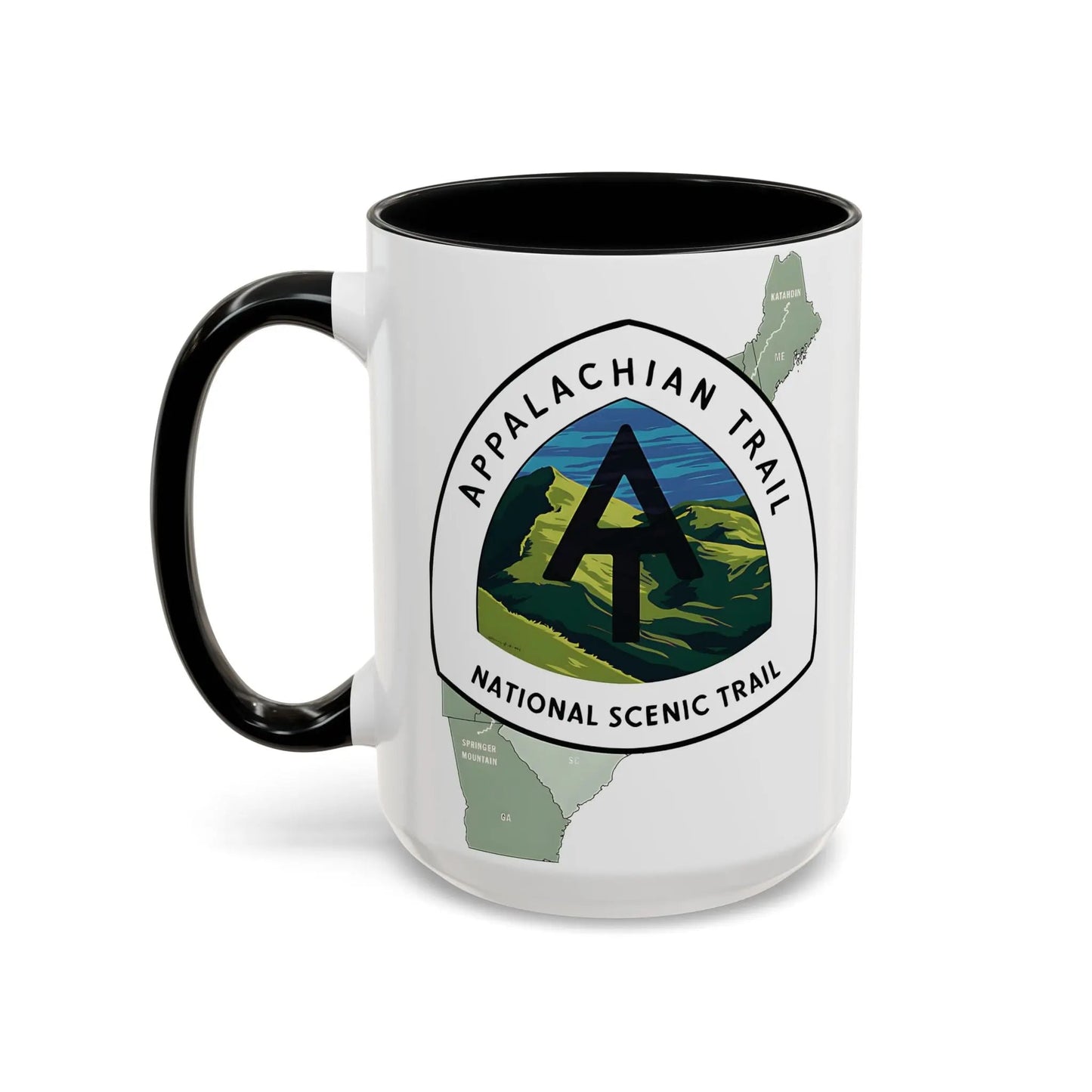 Appalachian National Scenic Trail Accent Coffee Mug 11oz 15oz