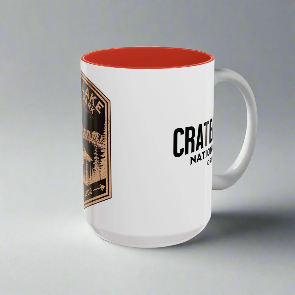 Crater Lake Shield Accent Mug