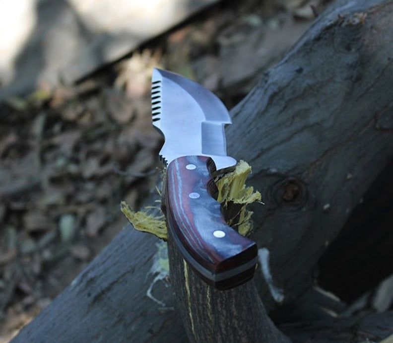 Tom Brown Tracker 2 – Handmade O1 Tool Steel Knife with Exotic Wood Handle