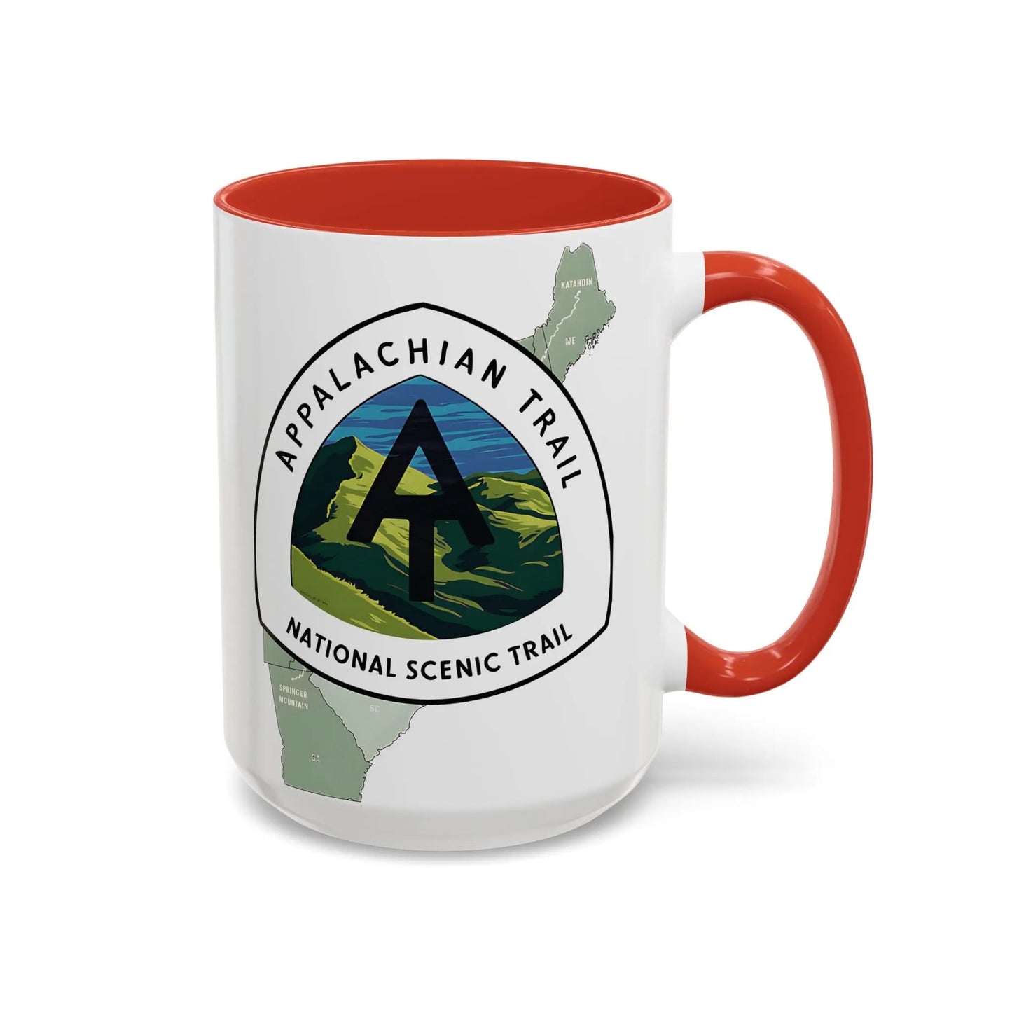Appalachian National Scenic Trail Accent Coffee Mug 11oz 15oz
