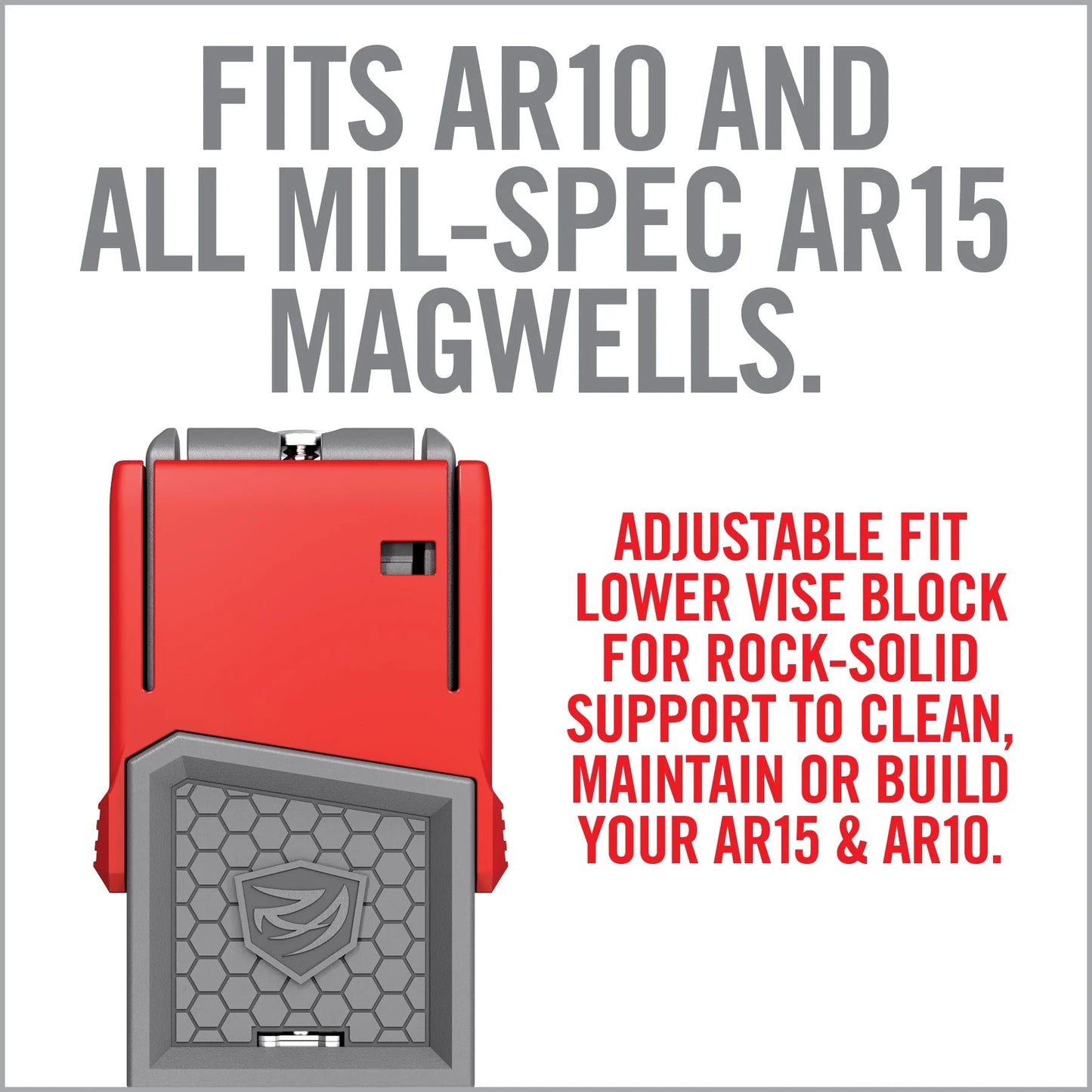 Smart-Fit AR15 Vise Block With Sleeve For AR10*