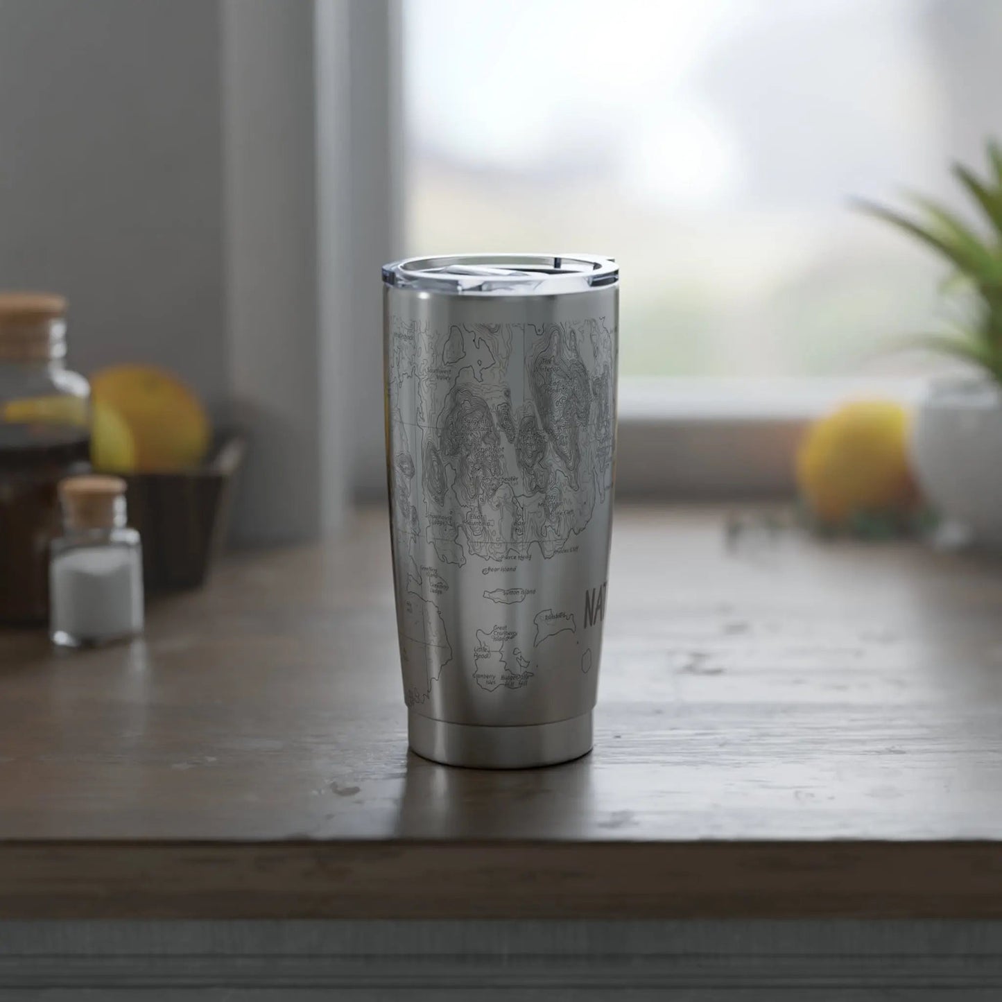 Acadia National Park Topographic Tumbler 20oz