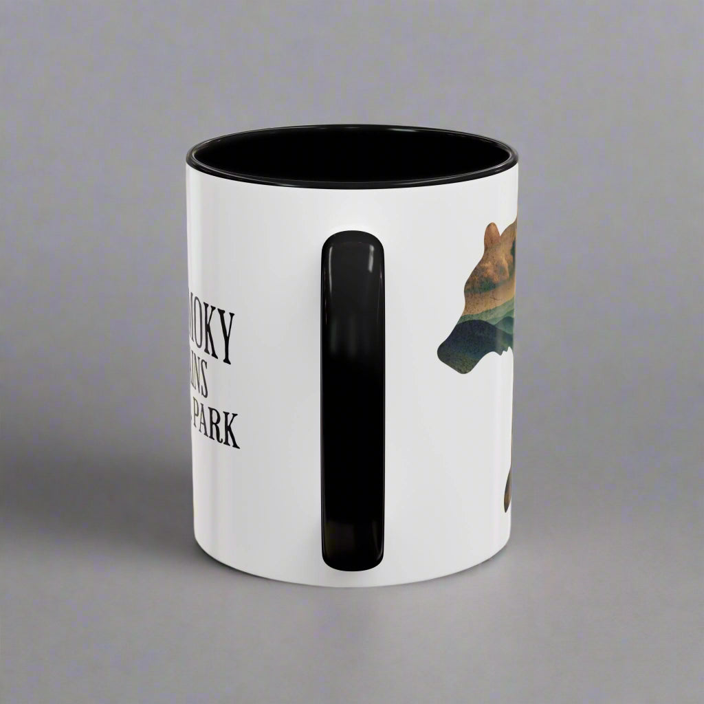Smoky Mountains Bear Colored Mug