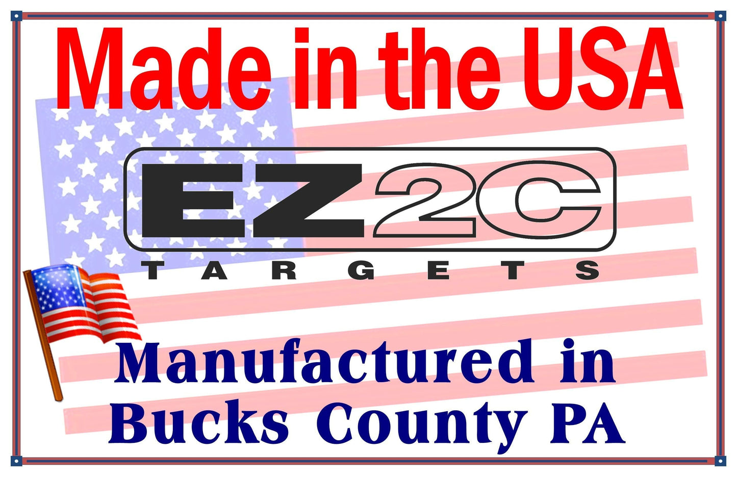 EZ2C Targets #26: Revolving Dot Torture 11"x17" Paper Targets for Shooting USA MADE
