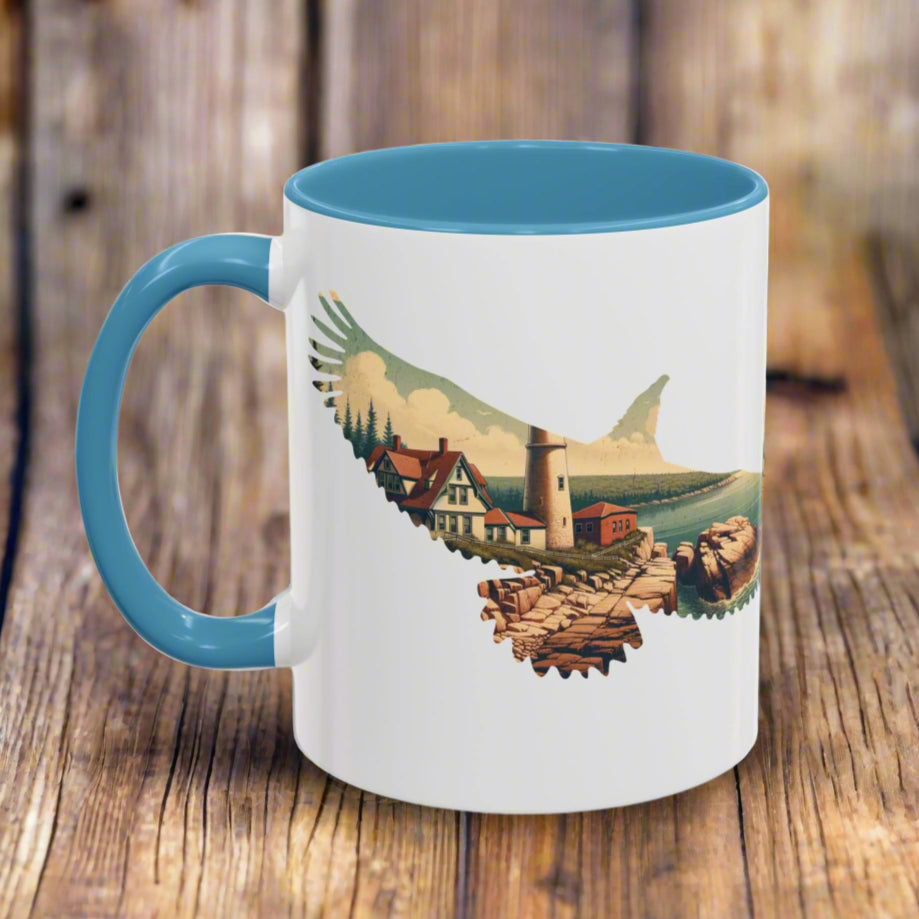 Acadia Bird Colored Mug