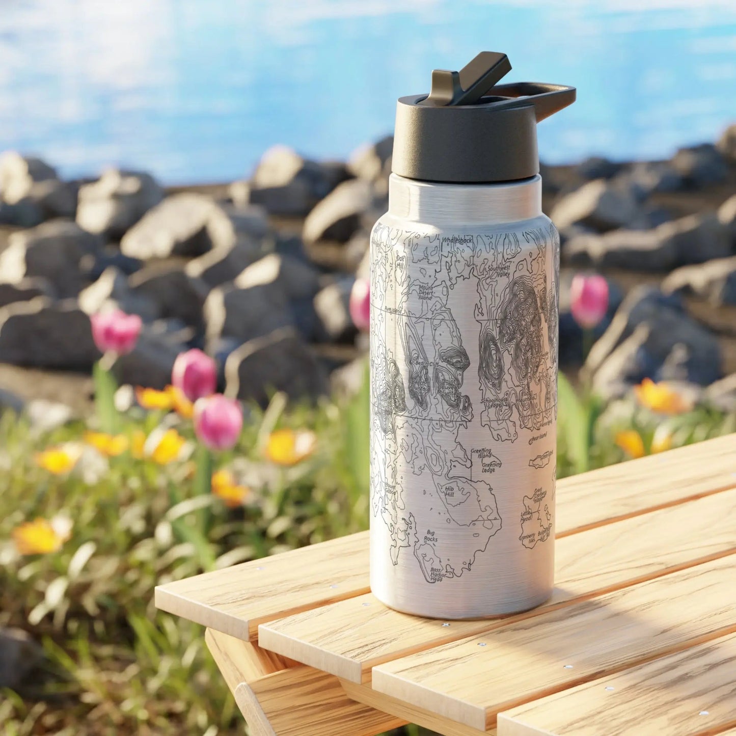 Acadia National Park Water Bottle Tumbler 32oz