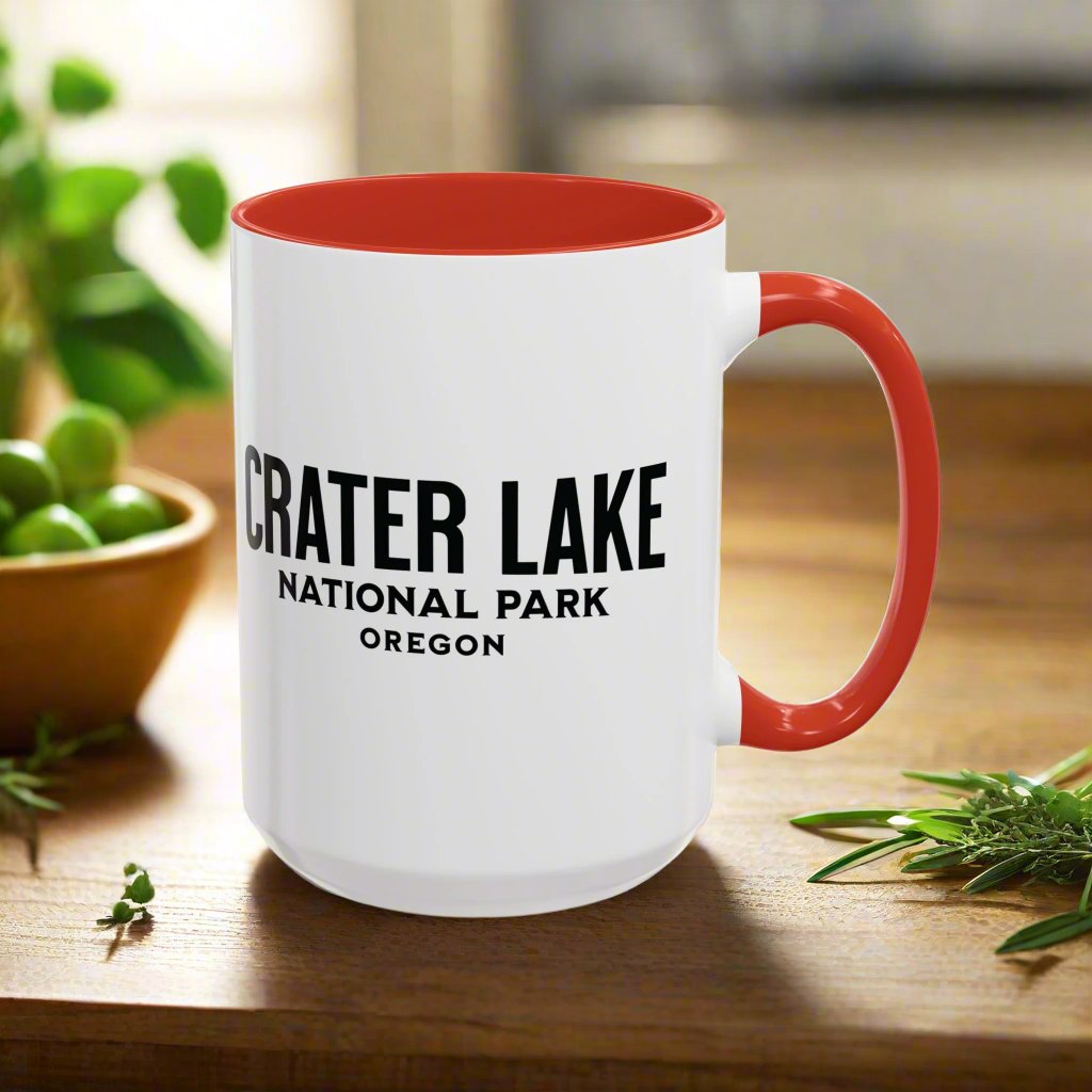 Crater Lake Shield Accent Mug