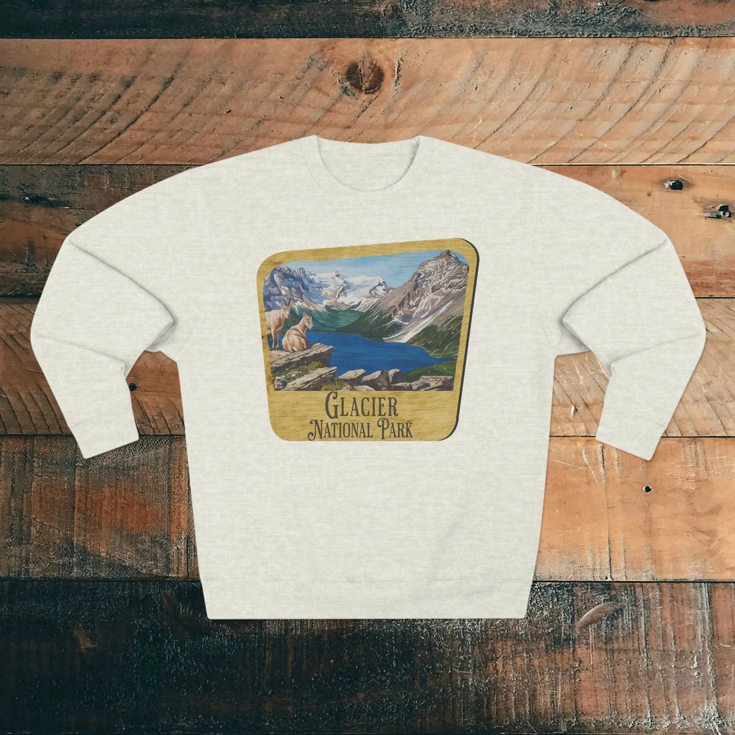 Glacier National Park Unisex Crewneck Sweatshirt Sign