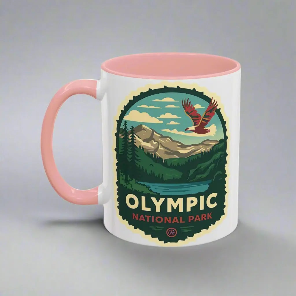 Glacier National Park Accent Coffee Mug 11oz 15oz
