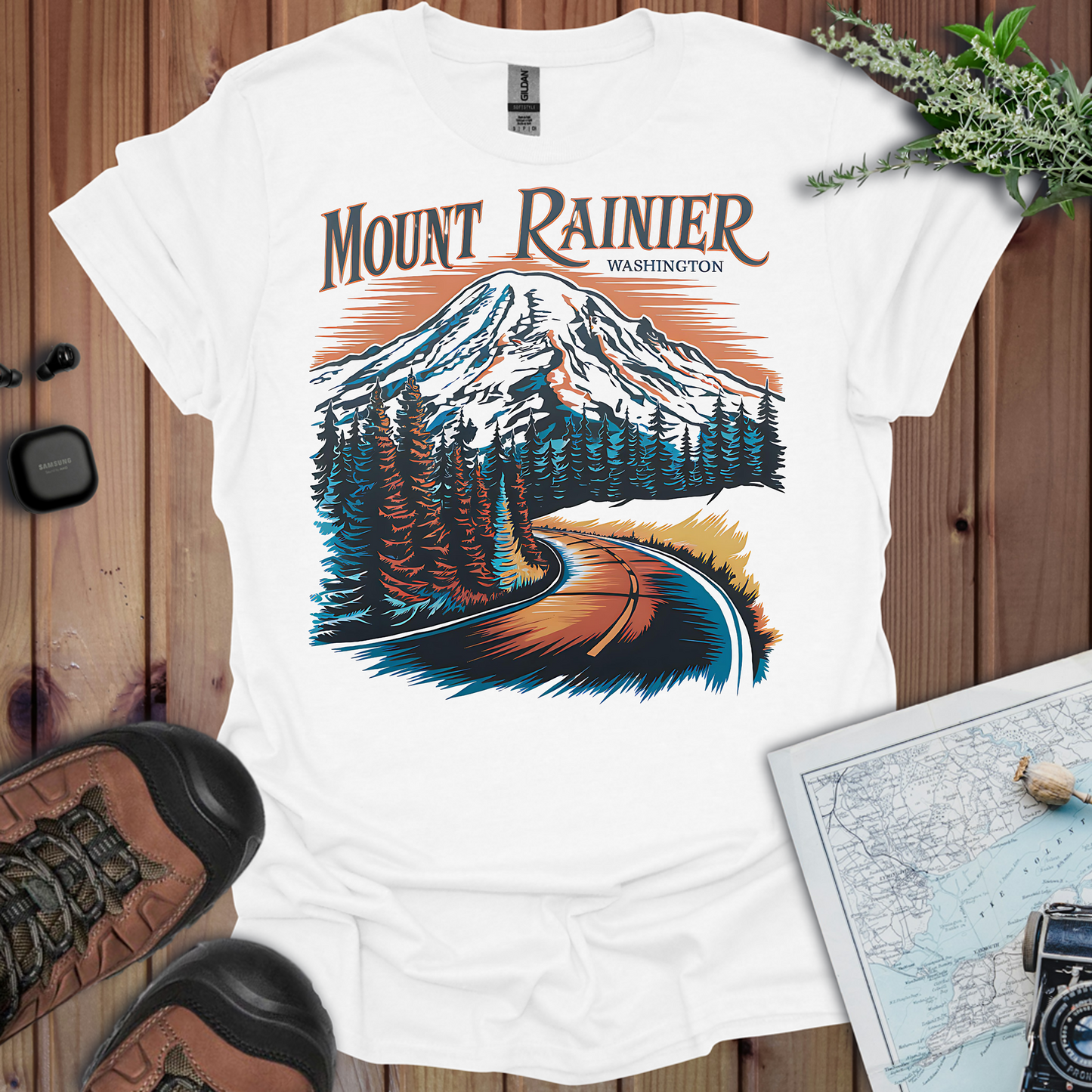 Mount Rainier Washington Unisex T-Shirt