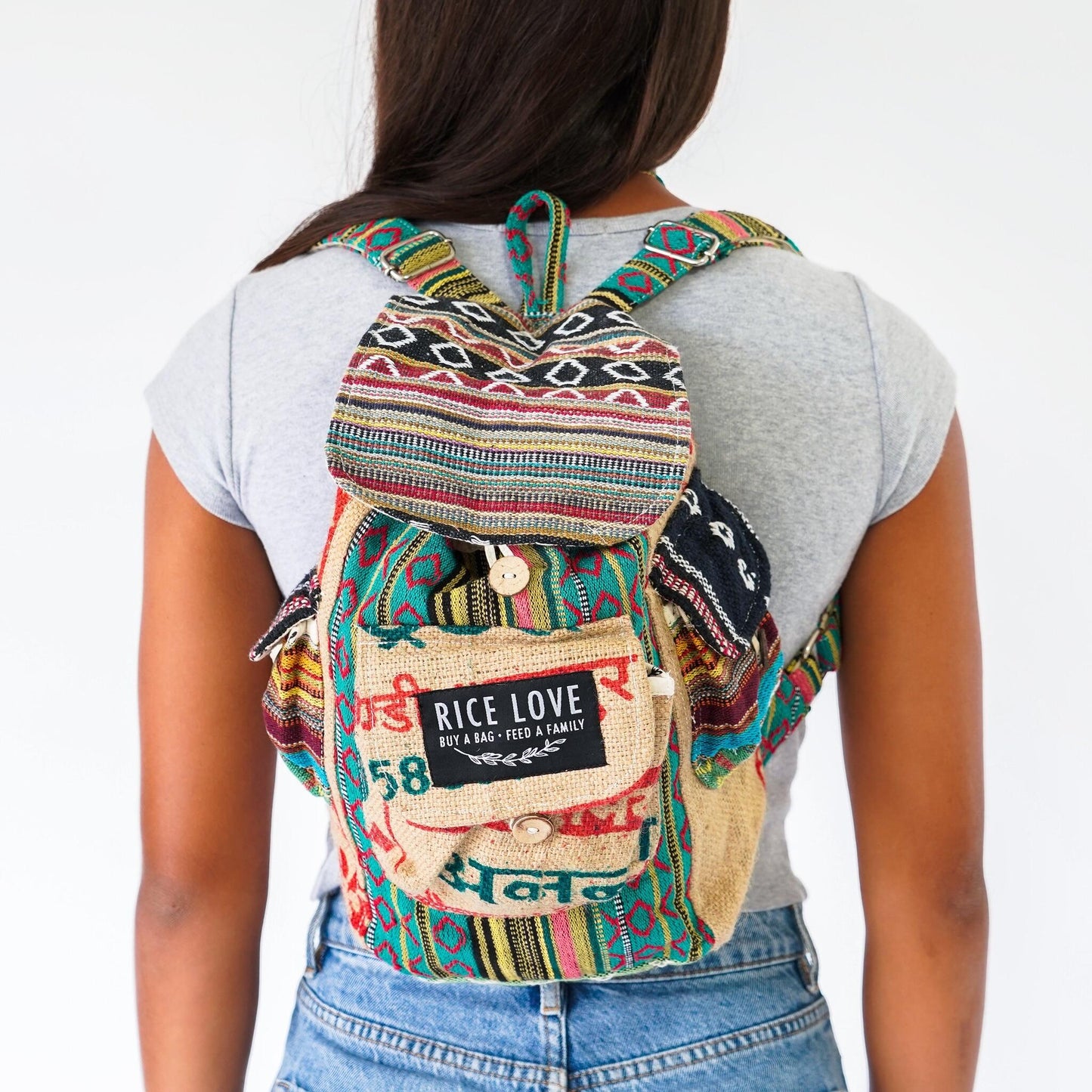 Mini Recycled Travel Backpack Kochi