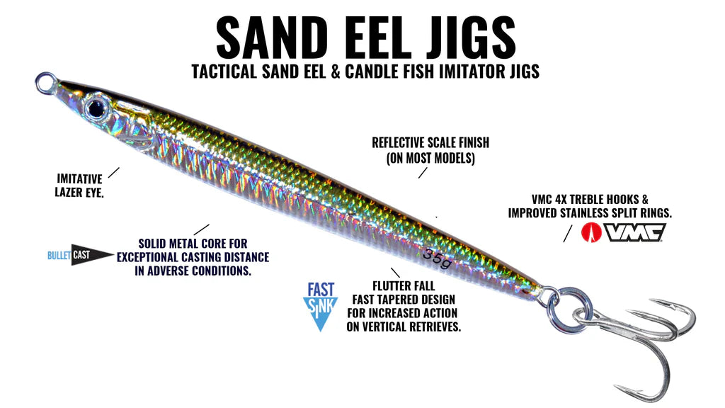 Hogy Sand Eel Jig Teaser Assist Hook (7") 8.5oz