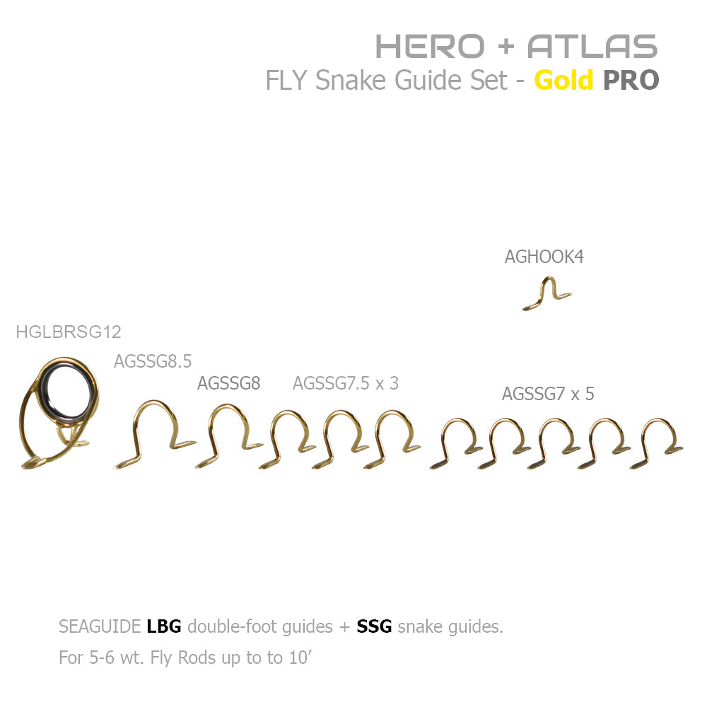 Seaguide Fly PRO Snake Guide Set