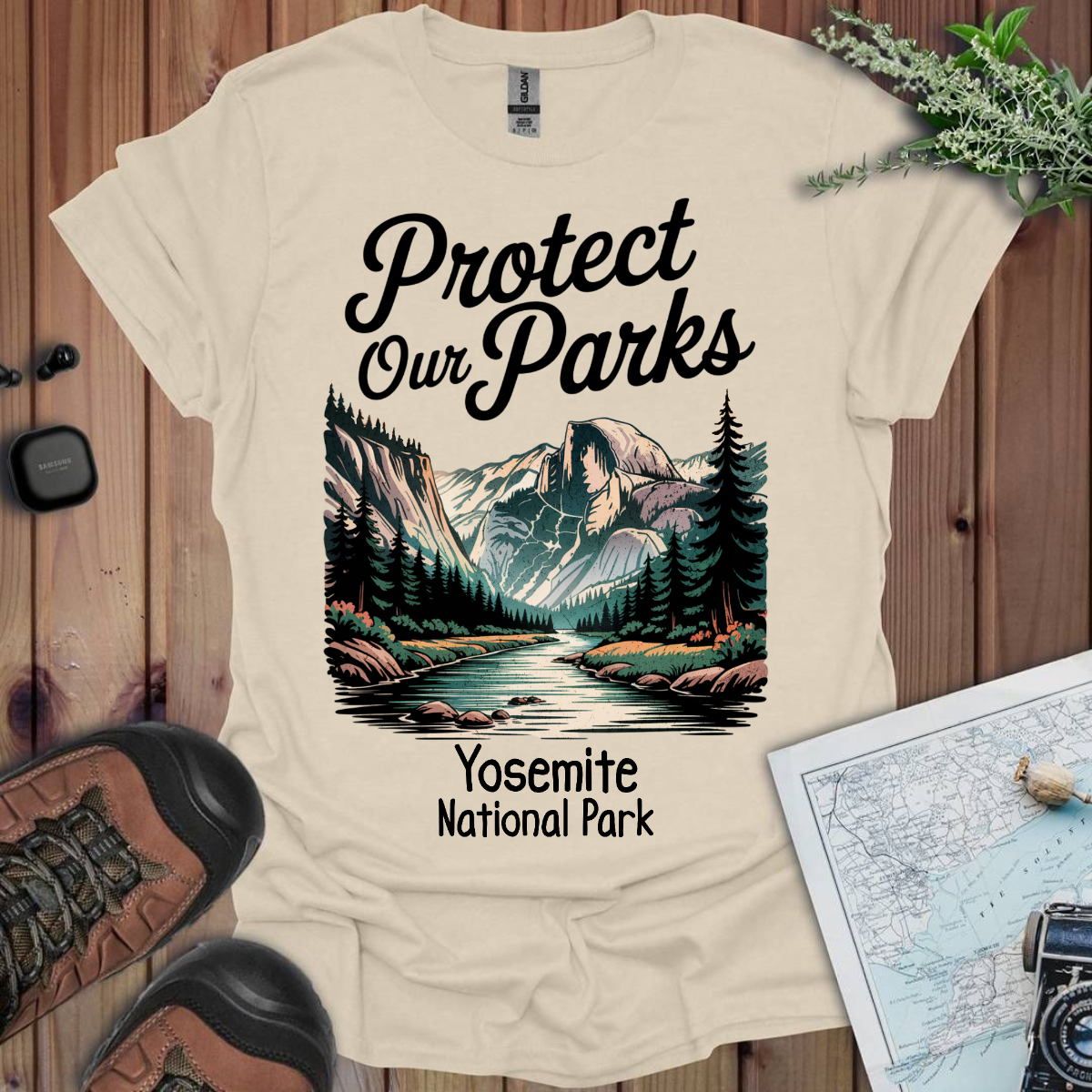 Protect Our Parks Yosemite Half Dome Unisex T-Shirt