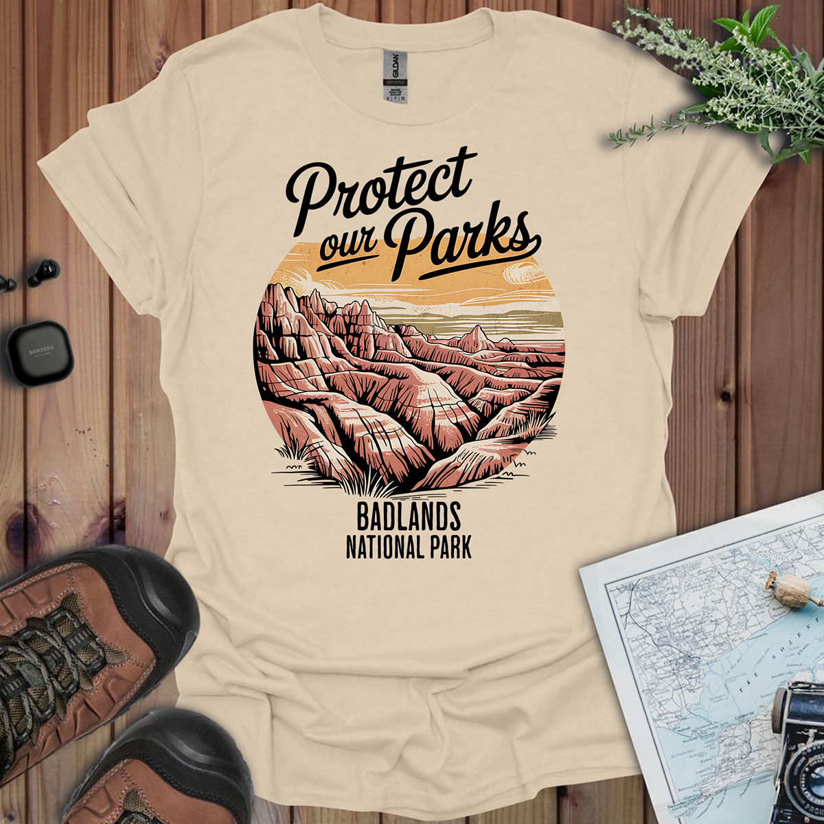 Protect Our Parks Badlands Unisex T-Shirt