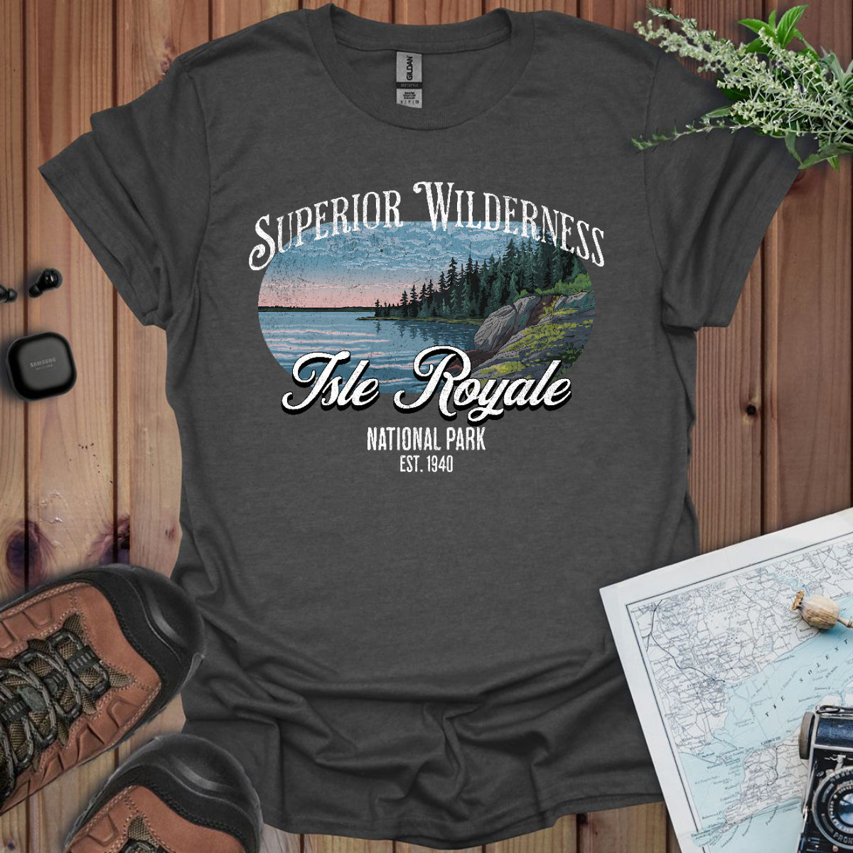 Isle Royale National Park Unisex T-Shirt Superior Wilderness