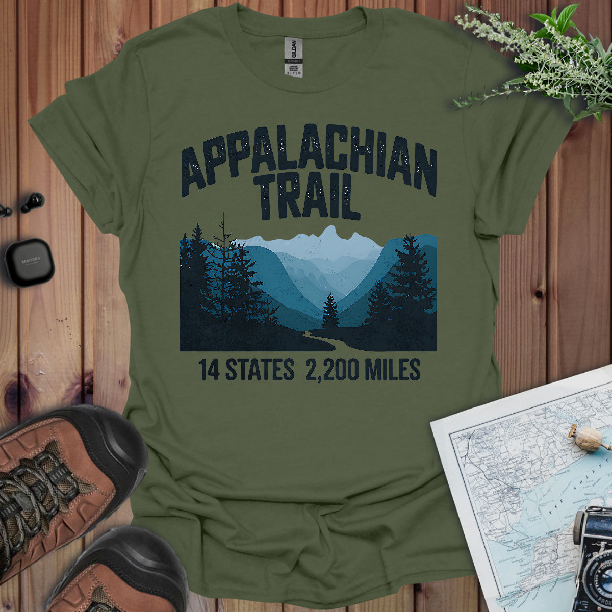 Appalachian Trail 14 States 2200 Miles Unisex T-Shirt