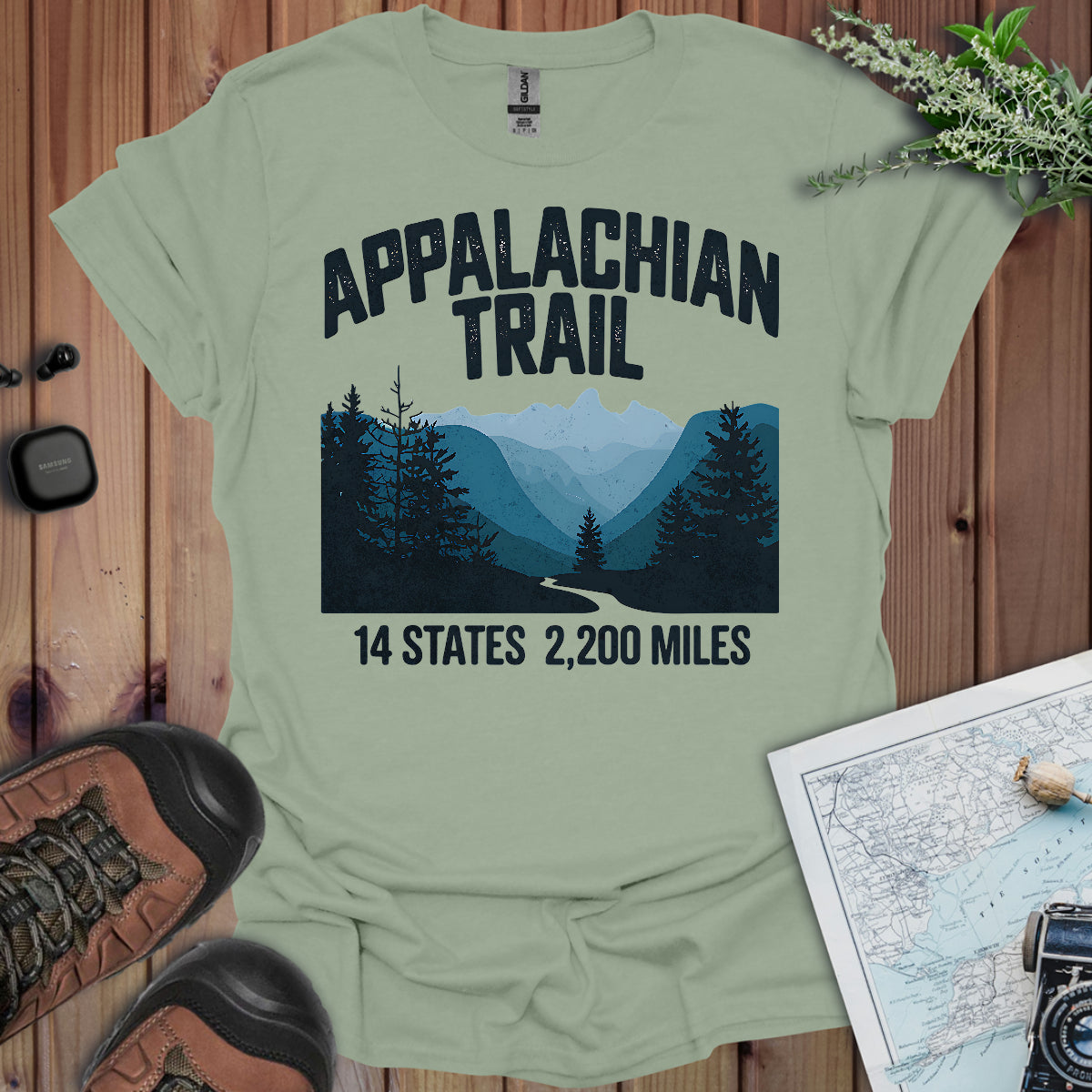 Appalachian Trail 14 States 2200 Miles Unisex T-Shirt