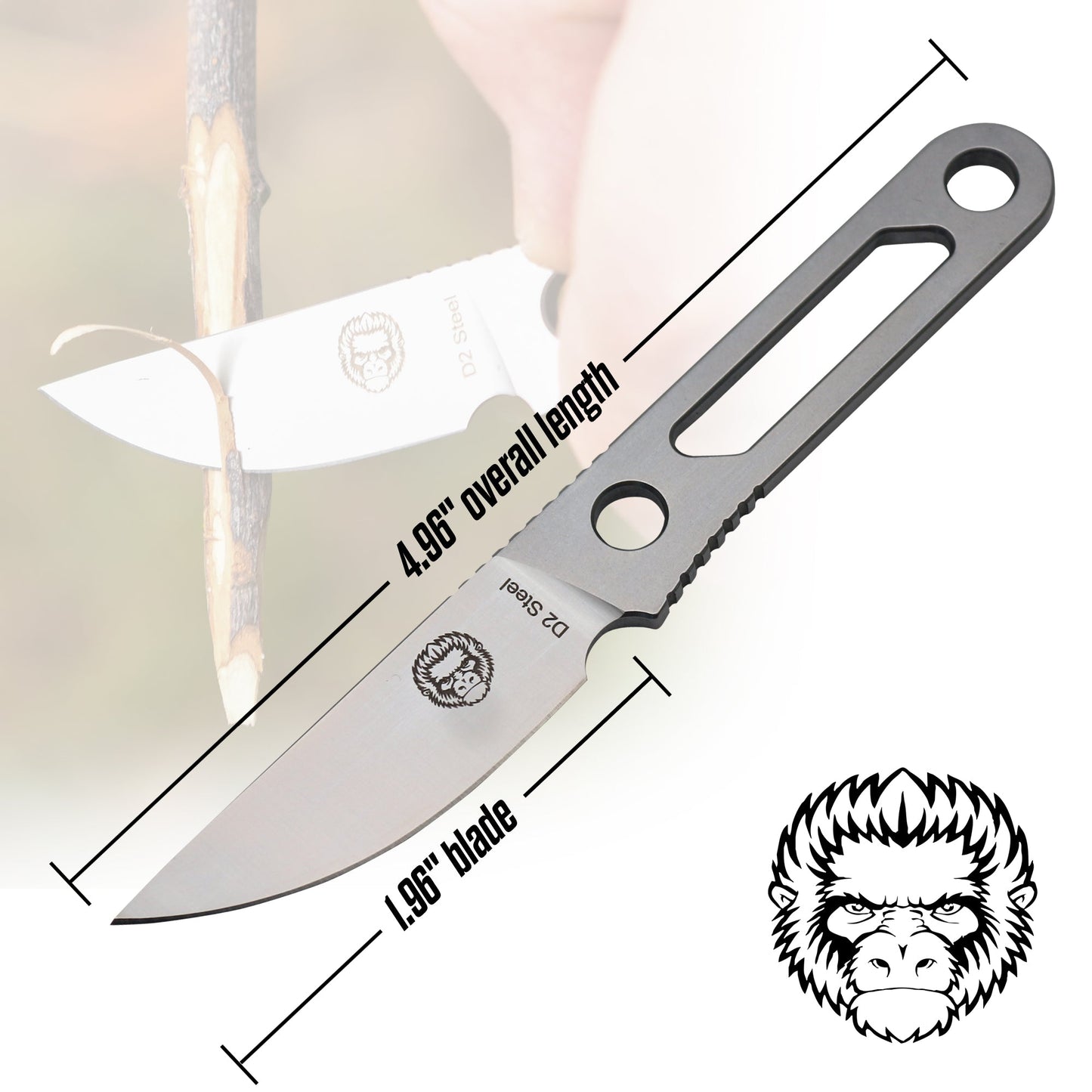 The Scalpel All-Steel Survival Knife Giftset for Outdoors