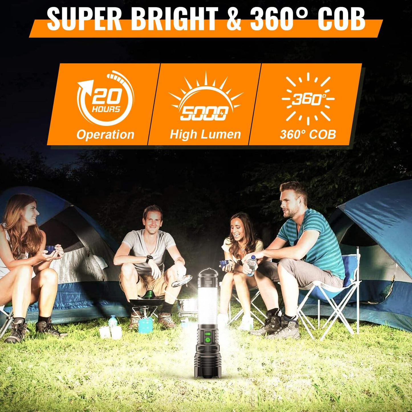 Powerlite 3 in 1 Rechargeable Flashlight