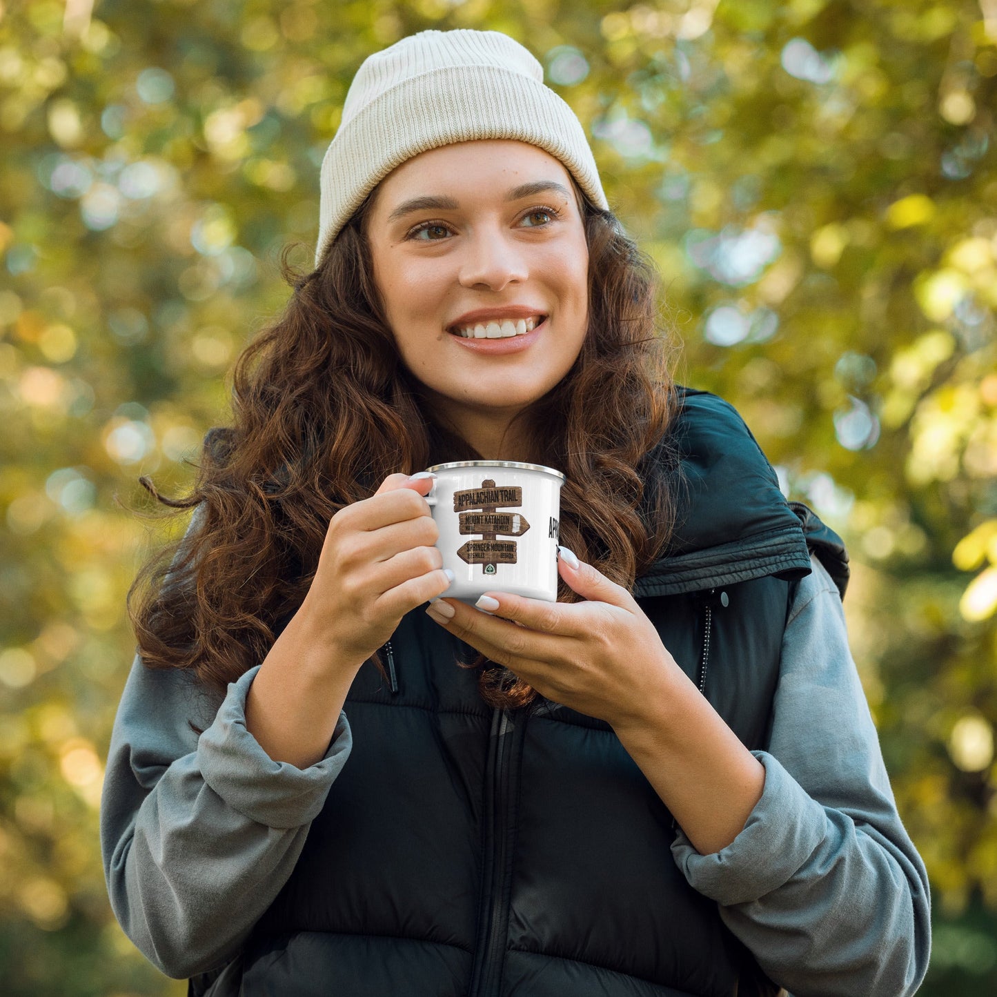 Appalachian Trail Camp Mug Mileage Sign