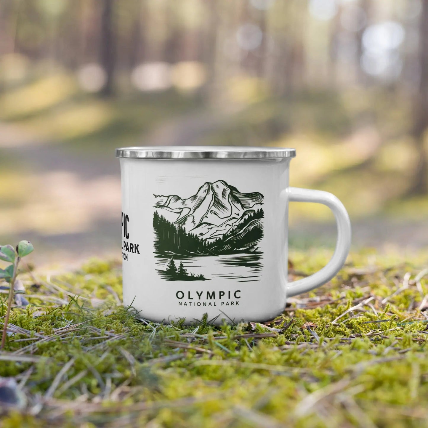 Olympic National Park Durable Enamel Camp Mug