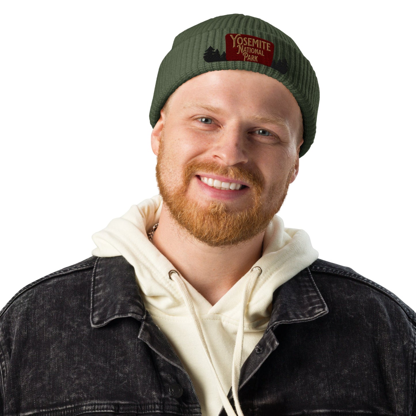 Yosemite National Park Wharf Style Embroidered Beanie