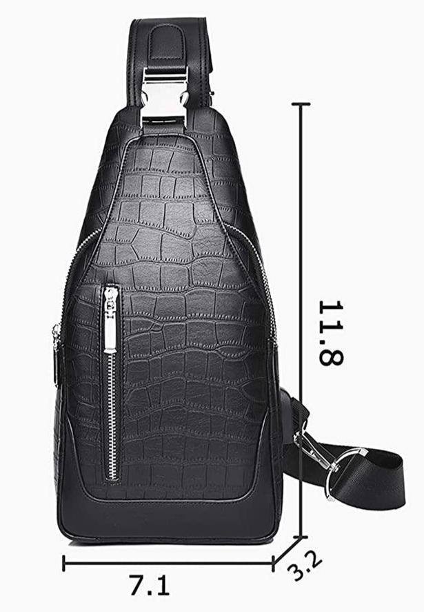Vegan Leather Sling Backpack – Sleek & Eco-Smart