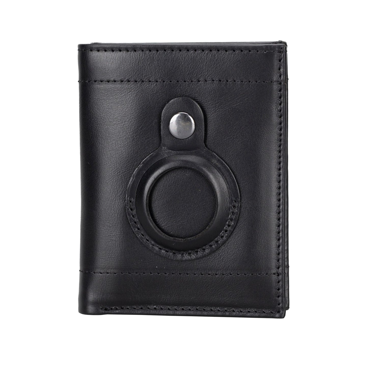 Glendo Apple AirTag Slot Leather Wallet, Handcrafted, Unisex