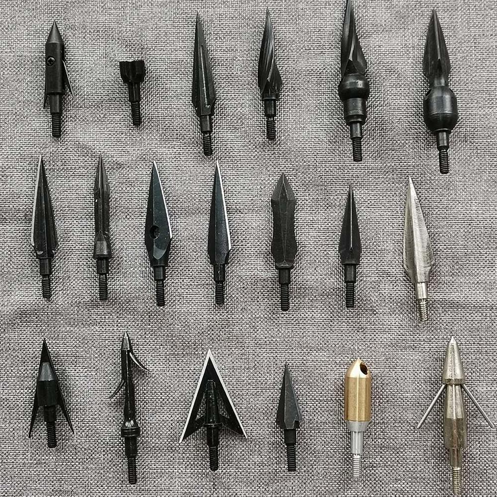 2pcs High Quality Arrow Head Broadhead Tips Arrow Point Archery Arrowheads for Compound Bow Crossbow Recurve Bow Access Hunting