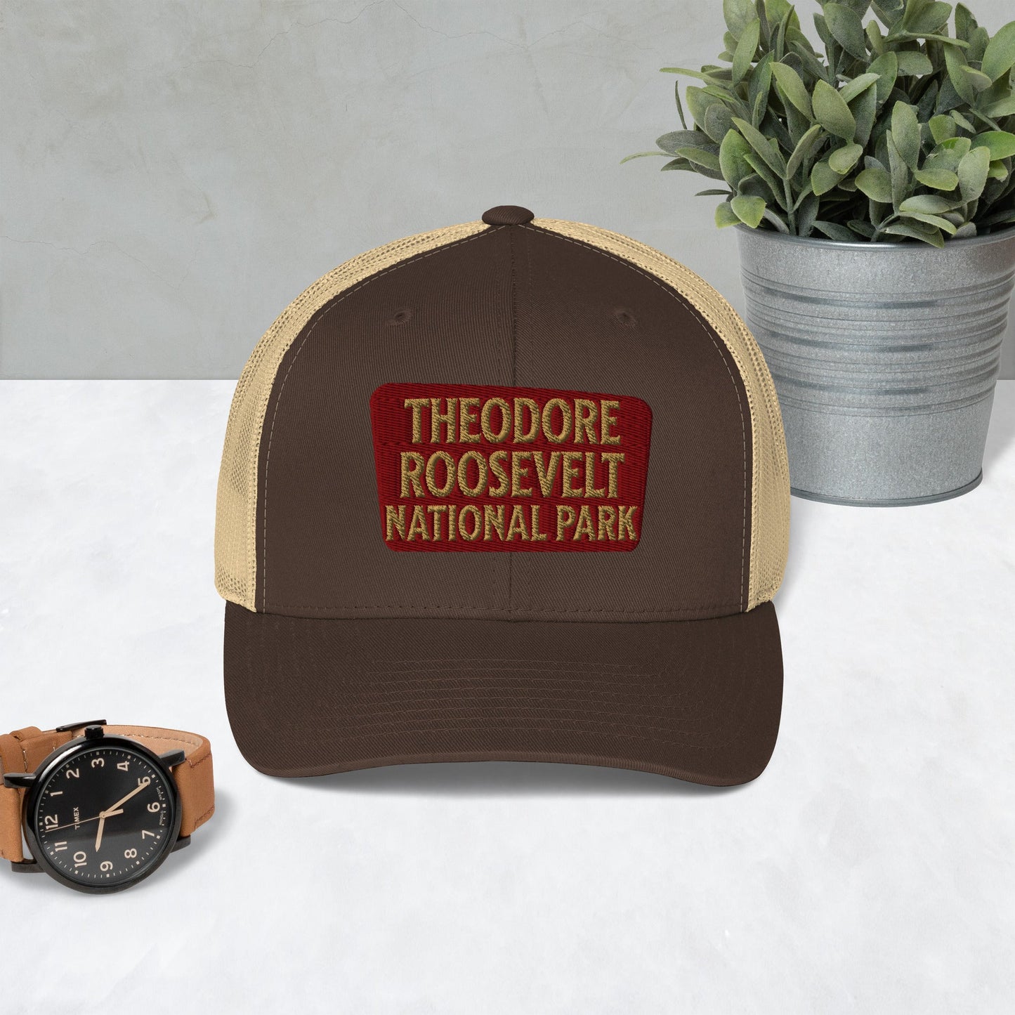 Theodore Roosevelt National Park Embroidered Trucker Hat