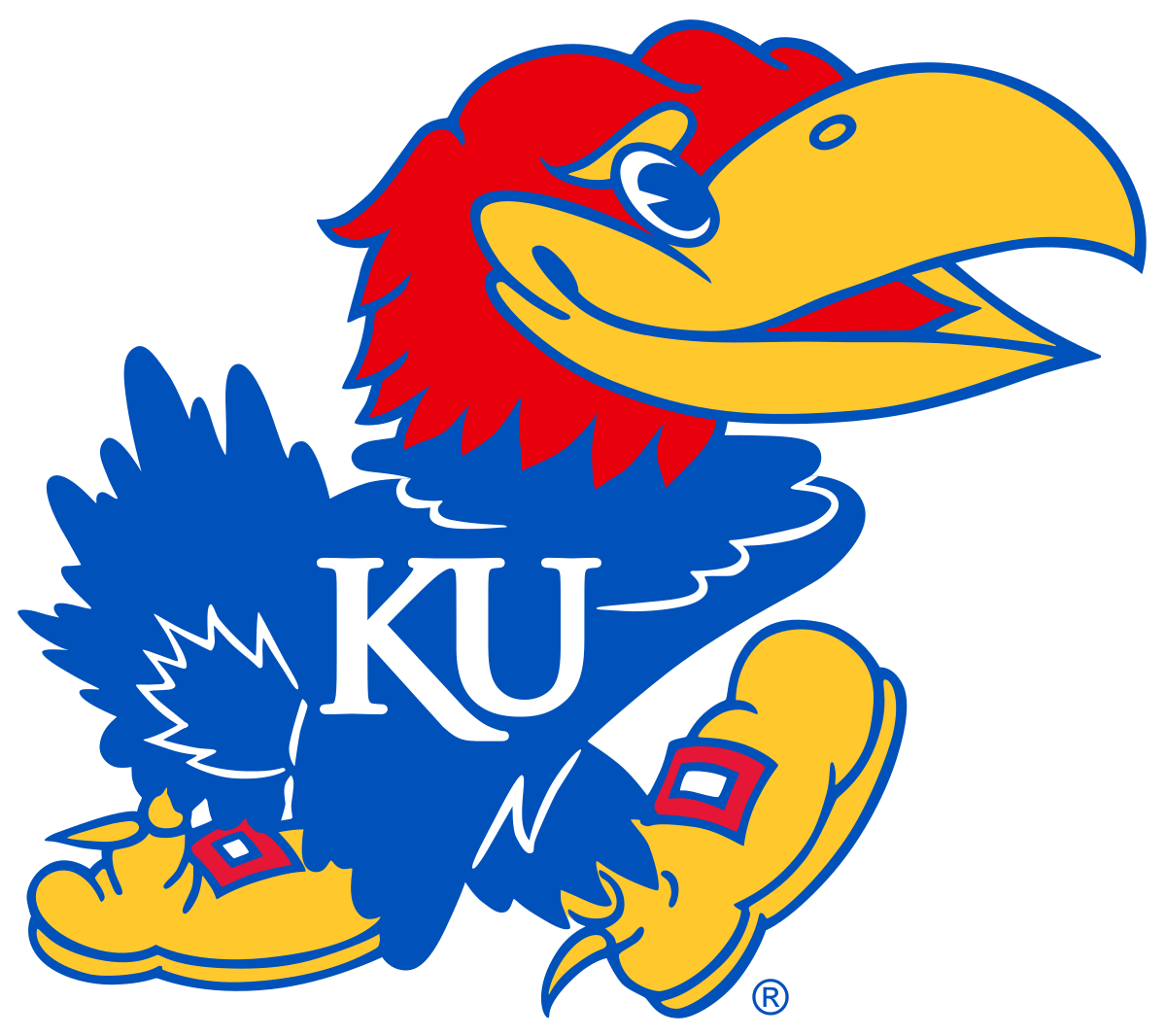 Trik Topz Trailer Hitch Cover High Impact ABS NCAA University of Kansas Fits 2in Receiver