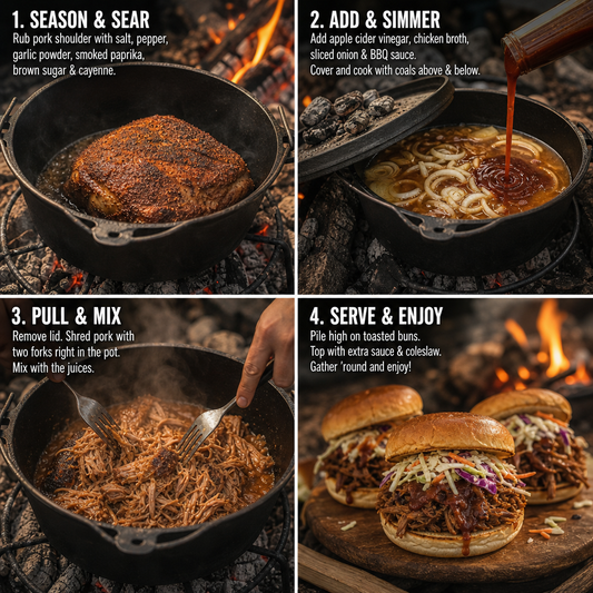 Dutch Oven Pulled Pork: The July 4th Camp Cook's Secret Weapon