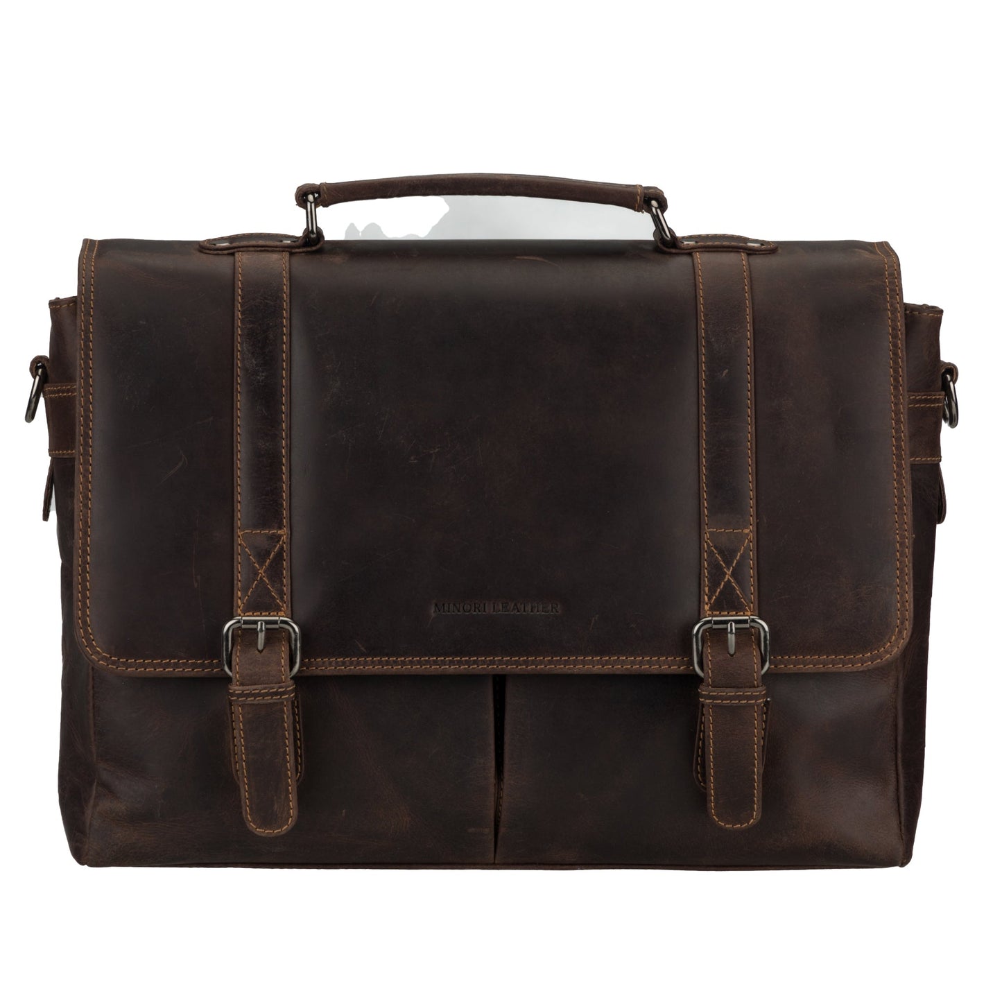 Boston Briefcase 16" Brown