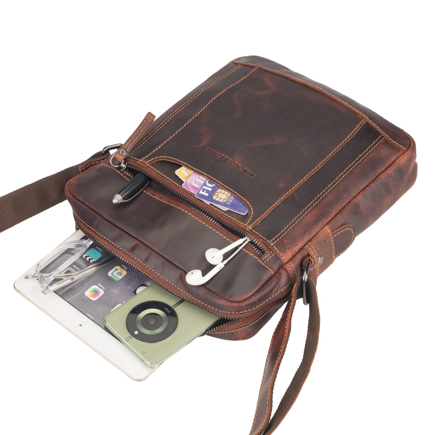 Tokyo Messenger Bag Chestnut