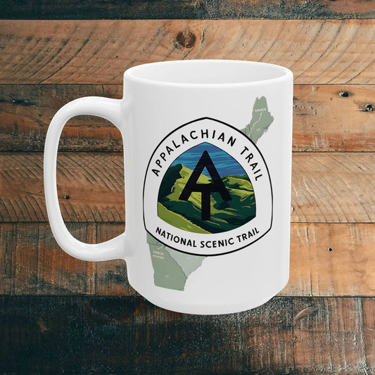 Appalachian Trail Scenic Ceramic Mug (11oz, 15oz)