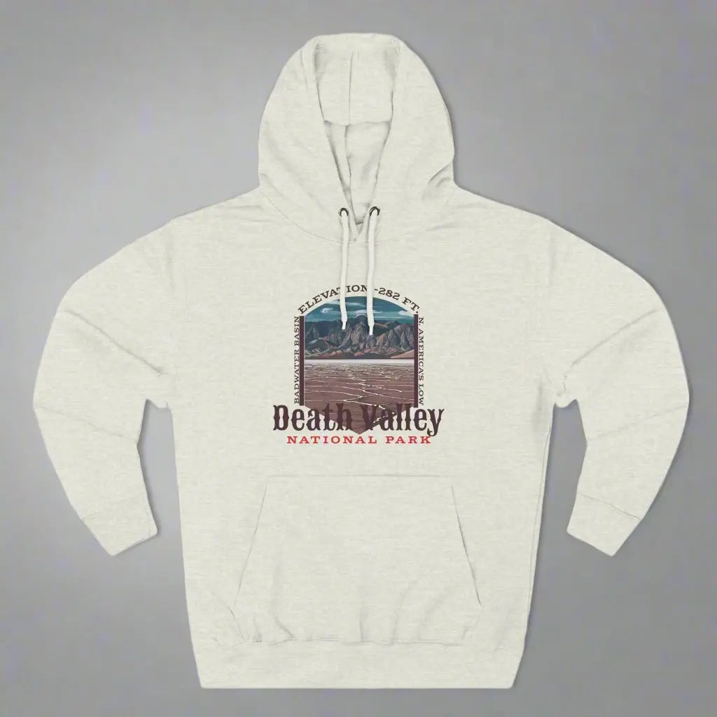 Death Valley National Park  Unisex Fit Fleece Hoodie Badwater Basin