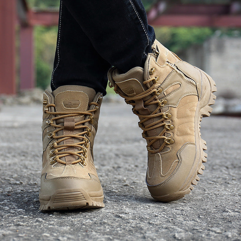 Military Tactical Combat Boots - Durable and Versatile Desert Footwear