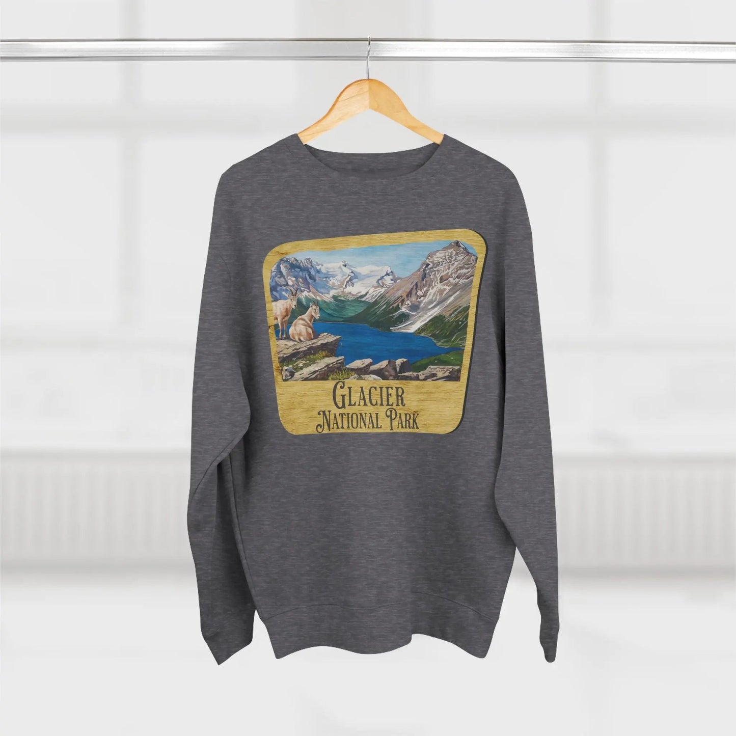 Glacier National Park Unisex Crewneck Sweatshirt Sign