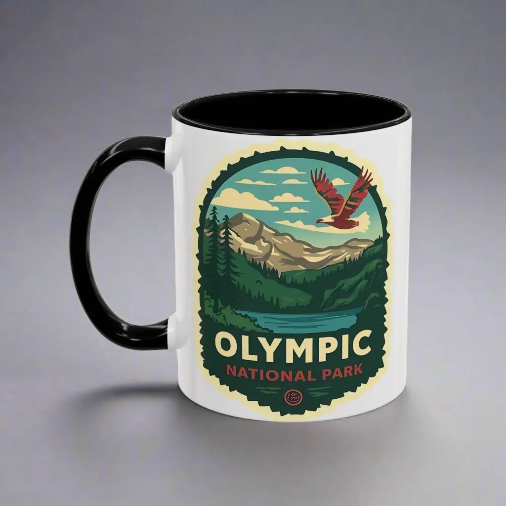 Glacier National Park Accent Coffee Mug 11oz 15oz