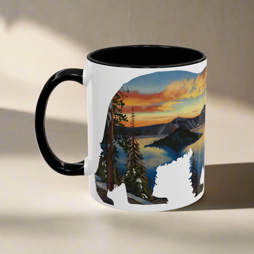 Crater Lake Bear Accent Mug