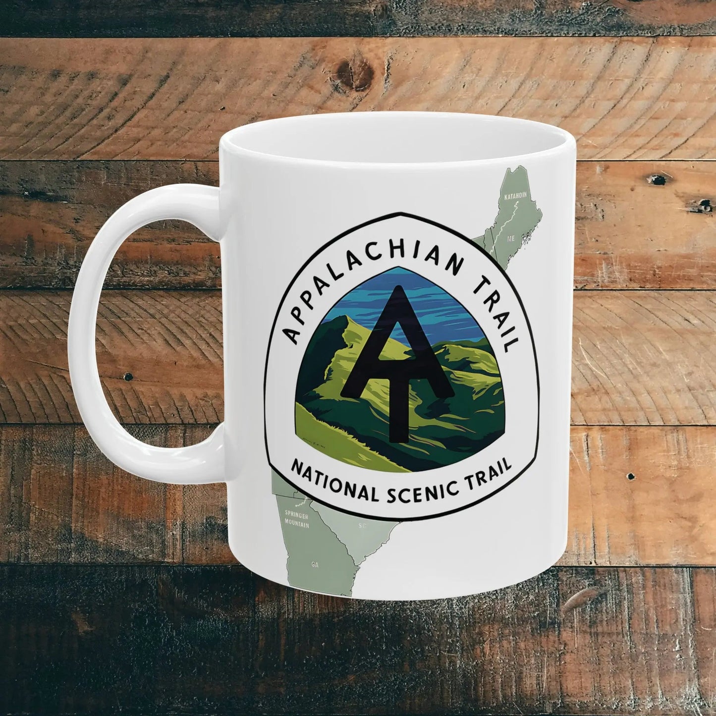 Appalachian Trail Scenic Ceramic Mug (11oz, 15oz)