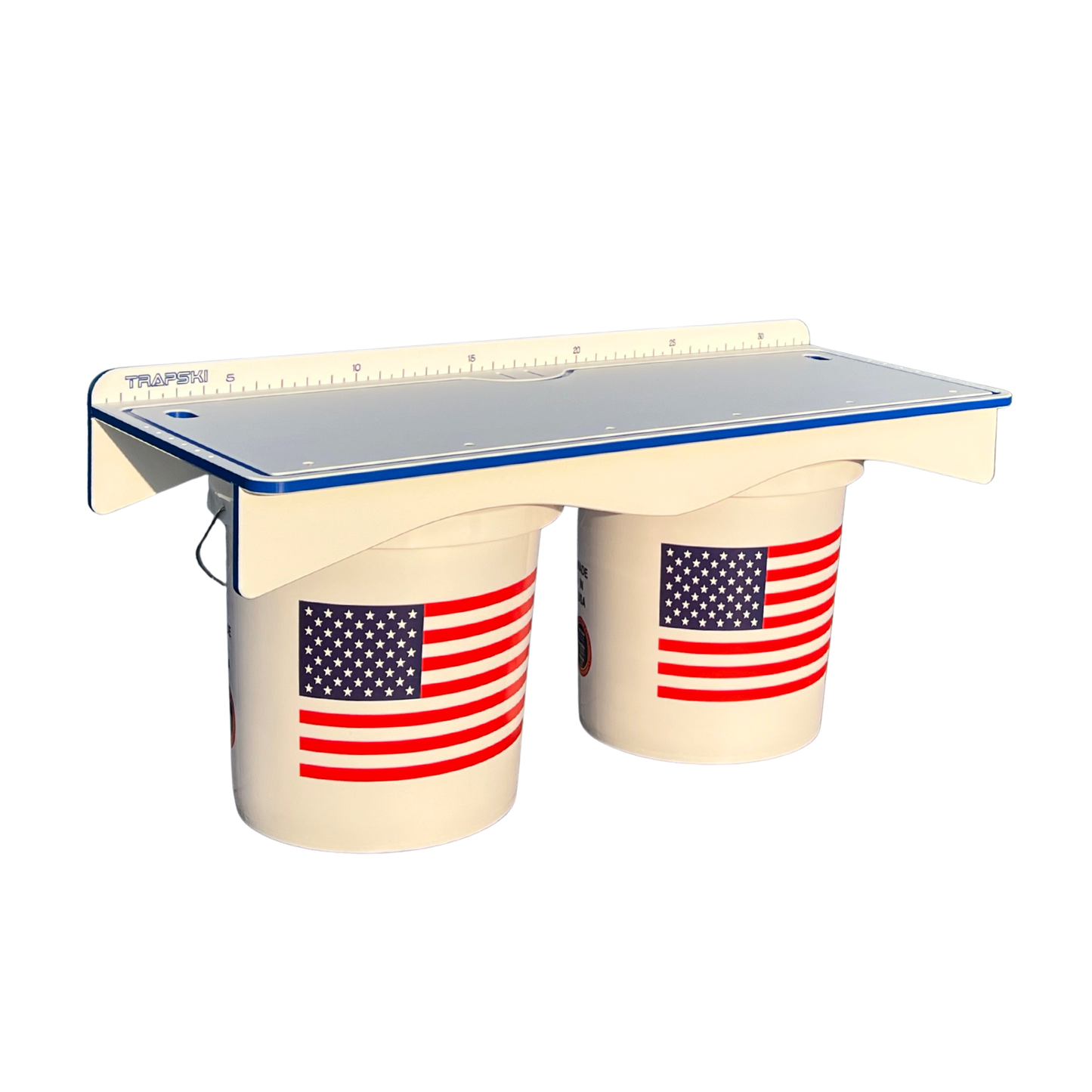 Made in the USA | Premium Double Bucket 33" Raised Fillet Table Cutting Board