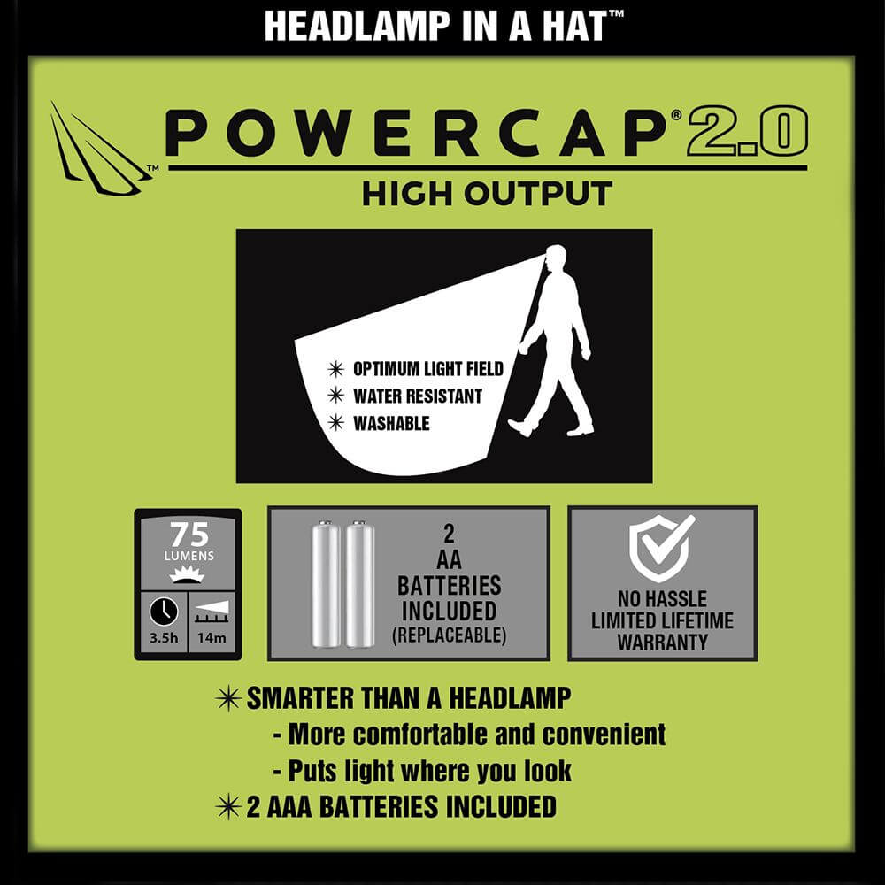 POWERCAP 2.0 Fleece LED Lighted Headlamp Beanies
