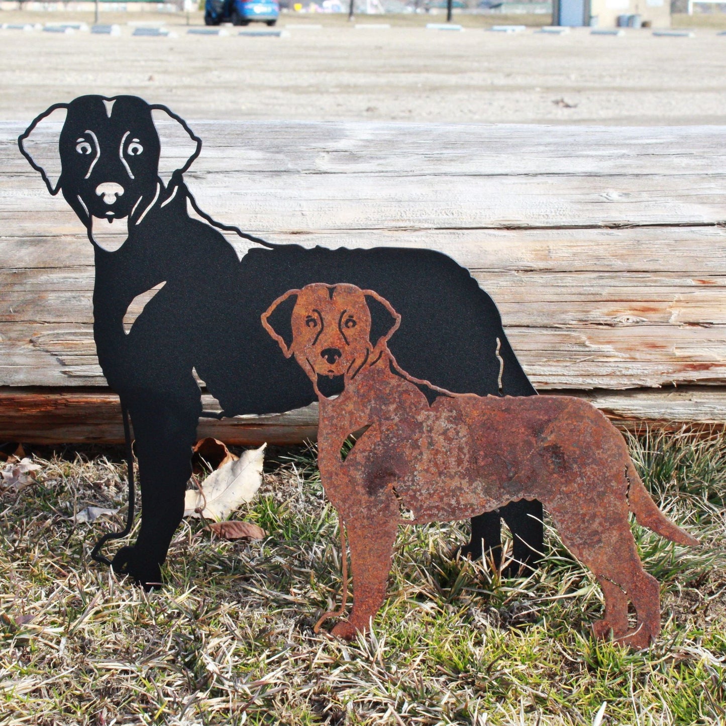 Chesapeake Bay Retriever Metal Art – Handmade Steel Dog Silhouette