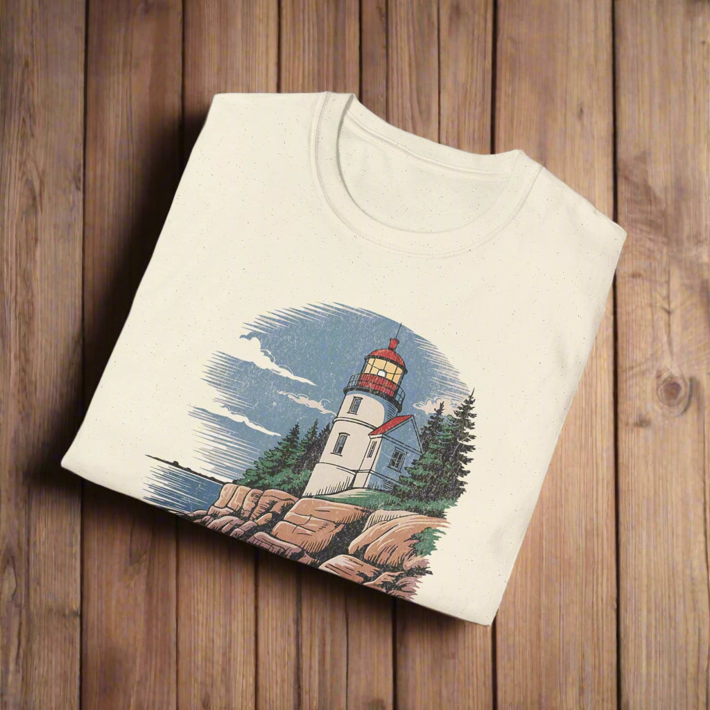 Bass Harbor Head Lighthouse Acadia Unisex T-Shirt